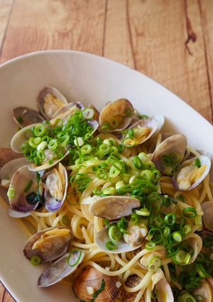 白だしで簡単！あさりと大葉の和風パスタ-レシピのメイン写真