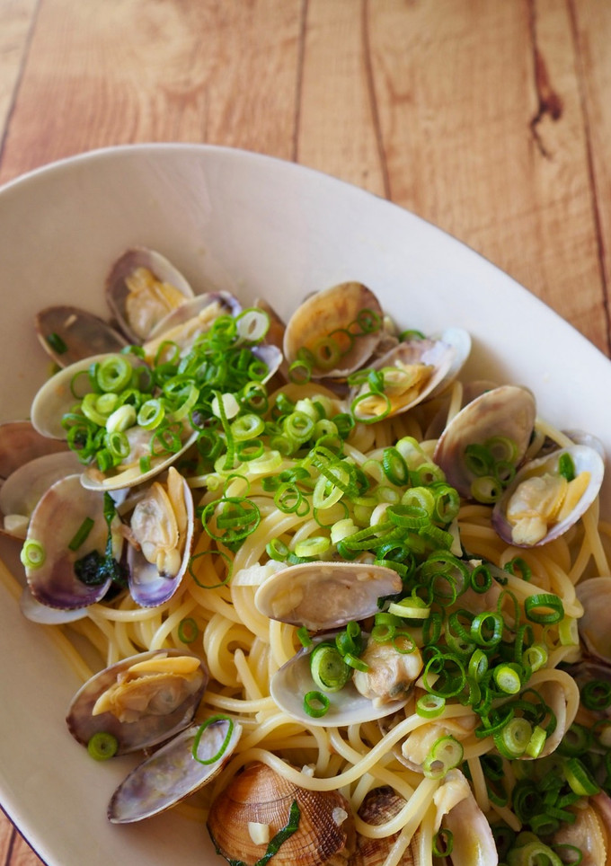 白だしで簡単！あさりと大葉の和風パスタ-レシピのメイン写真