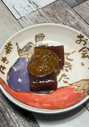 新潟郷土料理のえご（いご）の胡桃味噌添え-レシピのメイン写真