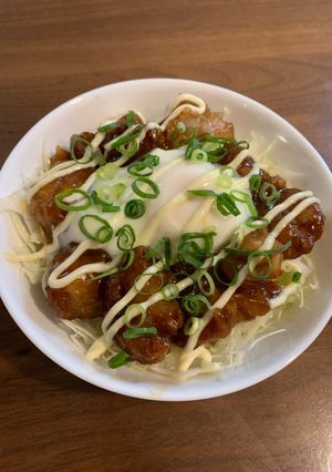 簡単美味い！唐揚げ丼-レシピのメイン写真