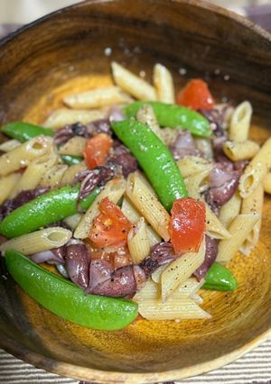 ホタルイカとスナップえんどうのペンネ-レシピのメイン写真