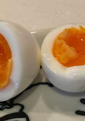 ゆでたまご(固茹、半熟、温泉卵)-レシピのメイン写真