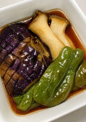 残り野菜で♪めんつゆポン酢の揚げ浸し-レシピのメイン写真