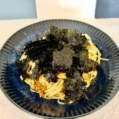 รูปของ 梅ポン生姜の納豆麹②の☆韓国海苔パスタ