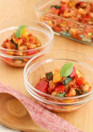 レンジで作る!大豆入りラタトゥイユ-レシピのメイン写真