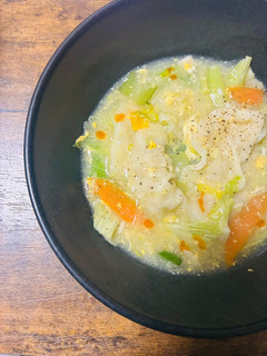 冷凍餃子でサンラータン-レシピのメイン写真