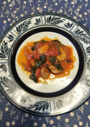 チキンソテーのトマト煮🍅🐔-レシピのメイン写真