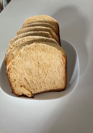 バターや砂糖を使わない健康食パン-レシピのメイン写真