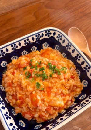 残りご飯で簡単トマトリゾット-レシピのメイン写真