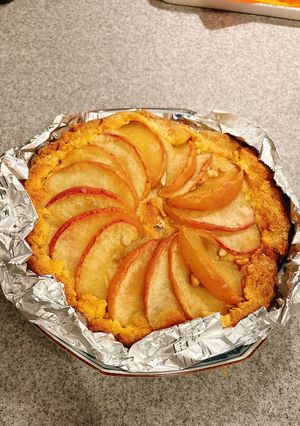 りんごの型なしケーキ（ガレット風）-レシピのメイン写真