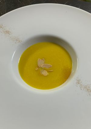 秋の味覚カボチャのスープ-レシピのメイン写真