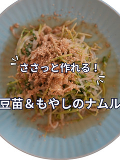 豆苗&もやしのナムル-レシピのメイン写真