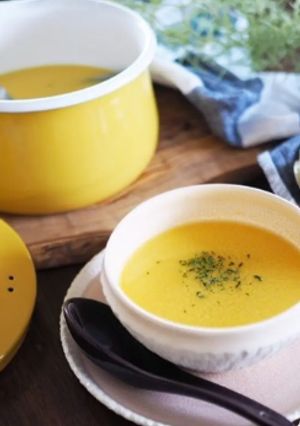 【離乳食後期～】ベビポタ甘酒コーンスープ-レシピのメイン写真