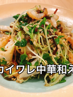 包丁不要!レンジ1分!カイワレ中華和え-レシピのメイン写真