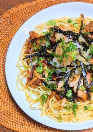 鶏の唐揚げみぞれスパゲッティ-レシピのメイン写真