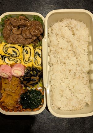 男子高校生焼き肉弁当'255/20-レシピのメイン写真