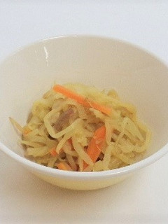 (学校給食)もやしのカレー炒め-レシピのメイン写真