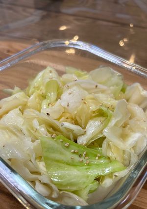 キャベツだけで！簡単ズボラ☆うま塩無限サラダ-レシピのメイン写真