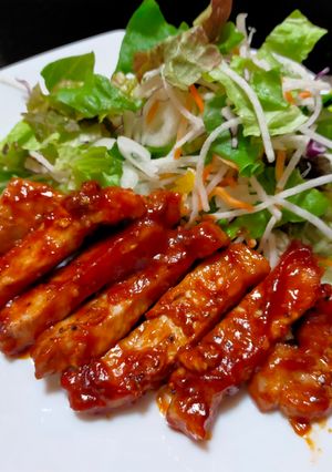 ステーキ風ポークチャップ-レシピのメイン写真