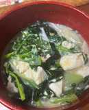 豆腐とわかめとカニカマのトロトロ煮