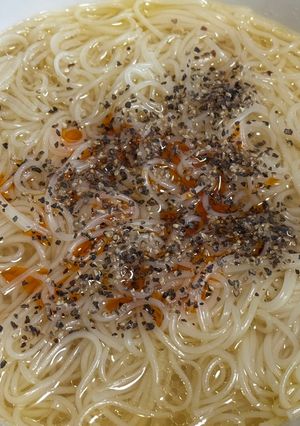 3分でできちゃう簡単鶏油素麺-レシピのメイン写真