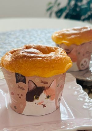 罪悪感ゼロ♪たまごのふわふわケーキ♡-レシピのメイン写真