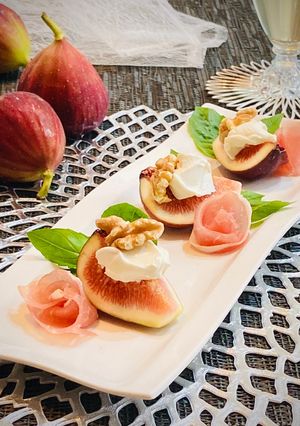 無花果とマスカルポーネの前菜-レシピのメイン写真
