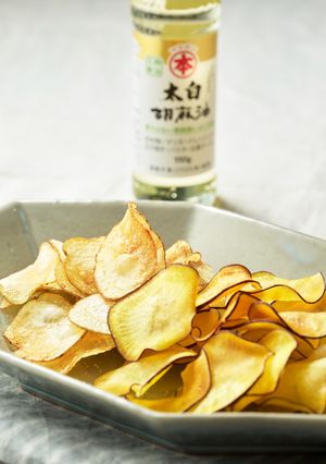 大人気！手作りさつま芋ポテトチップス-レシピのメイン写真