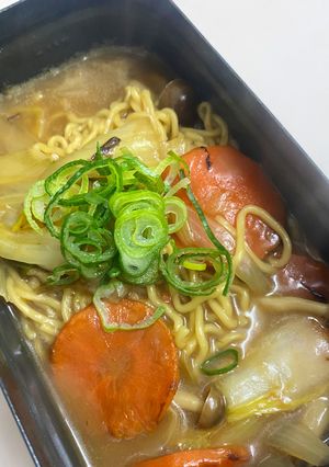 キャンプ飯！ワンポット中華あんかけ麺-レシピのメイン写真