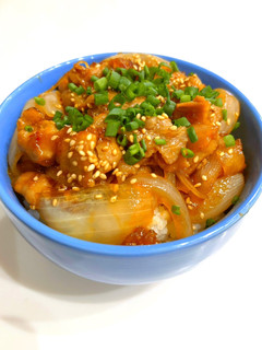 *ヤンニョム風豚バラ丼*-レシピのメイン写真