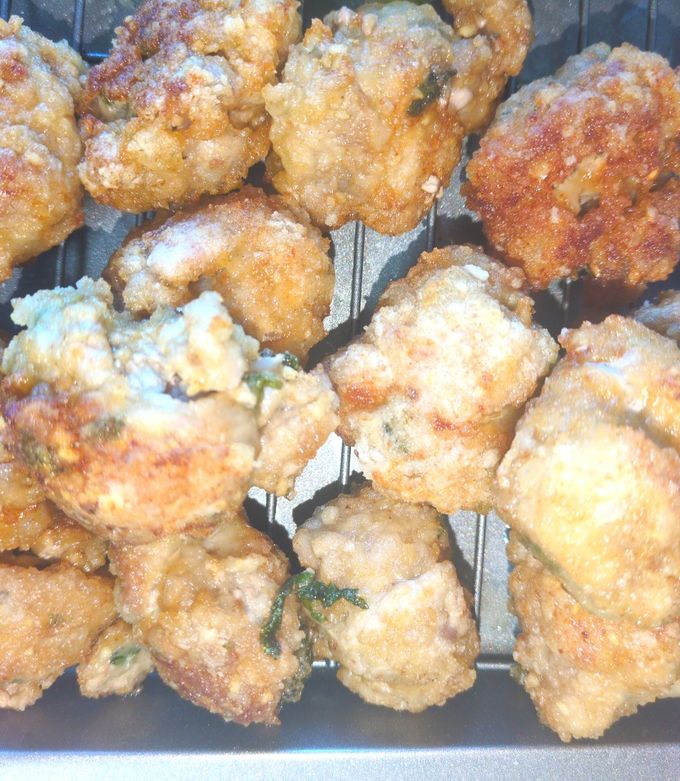豚こまの梅大葉唐揚げ-レシピのメイン写真