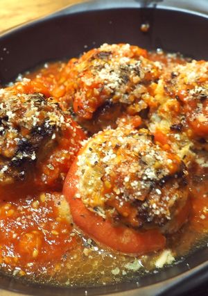 トマトの肉詰め-レシピのメイン写真