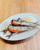 博多名物！花田鮮魚店の 生イワシ明太