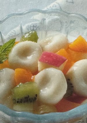 フルーツ豆腐白玉だんご-レシピのメイン写真