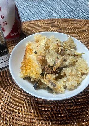 鯖の味噌煮缶の炊き込みご飯-レシピのメイン写真