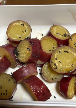 皮が剥がれない　さつまいもの甘煮　-レシピのメイン写真