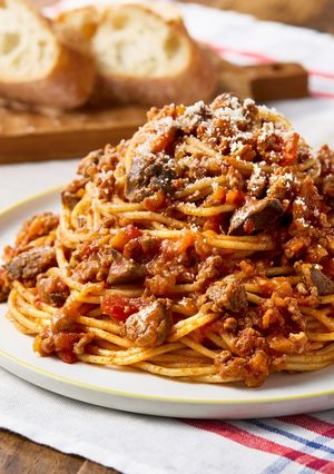 鶏レバーのボロネーゼ-レシピのメイン写真