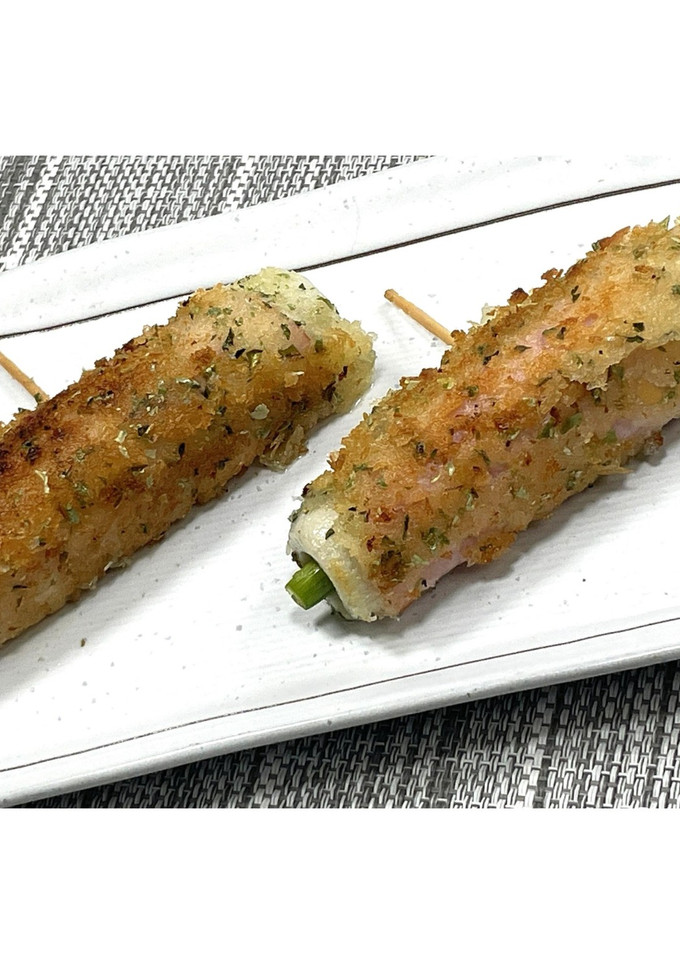 ハムとちくわの磯辺フライ★動画あり★-レシピのメイン写真