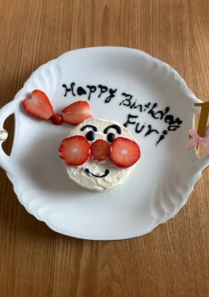 離乳食後期に食べられるアンパンマンケーキ-レシピのメイン写真