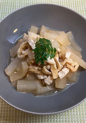 お惣菜！大根と油揚げの煮物-レシピのメイン写真
