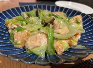 激旨っ！鶏肉と茄子とレタスの中華風炒め-レシピのメイン写真