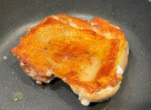 地鶏 阿波尾鶏 もも の皮パリソテー-レシピのメイン写真