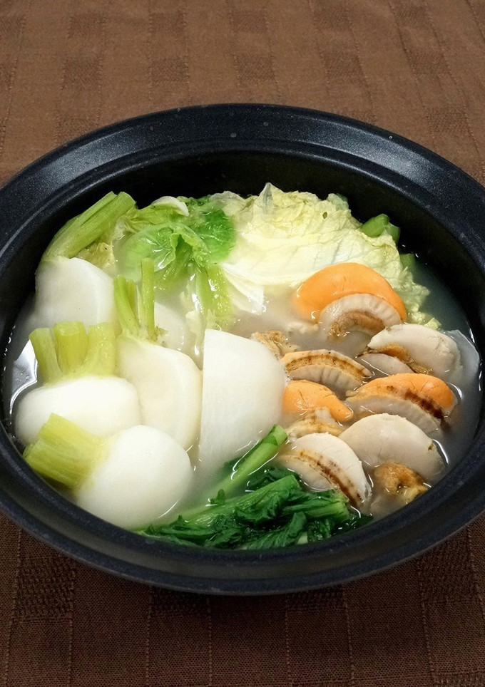 ほたてと白菜とかぶの鍋-レシピのメイン写真
