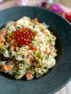鮭と大根葉の混ぜご飯-レシピのメイン写真