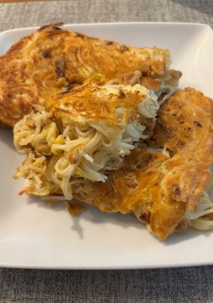 納豆とそうめんのチヂミ-レシピのメイン写真