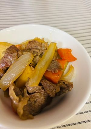 3：3：3：3 簡単な肉じゃが😋-レシピのメイン写真