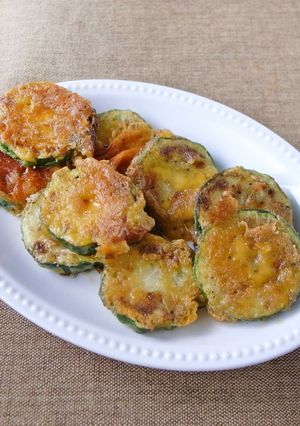 ズッキーニのカリカリチーズ焼き-レシピのメイン写真