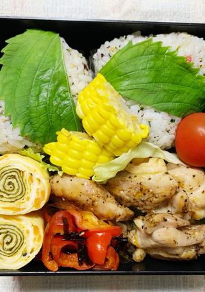 8/30ﾖｯﾁｬﾝ☆チキンお弁当-レシピのメイン写真