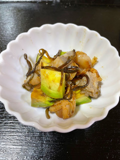 ホタテとアボカドの塩昆布和え-レシピのメイン写真