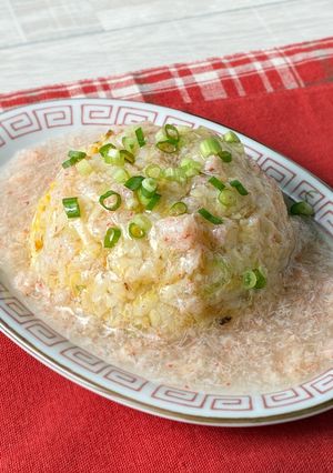 かに缶最高♪蟹あんかけチャーハン-レシピのメイン写真